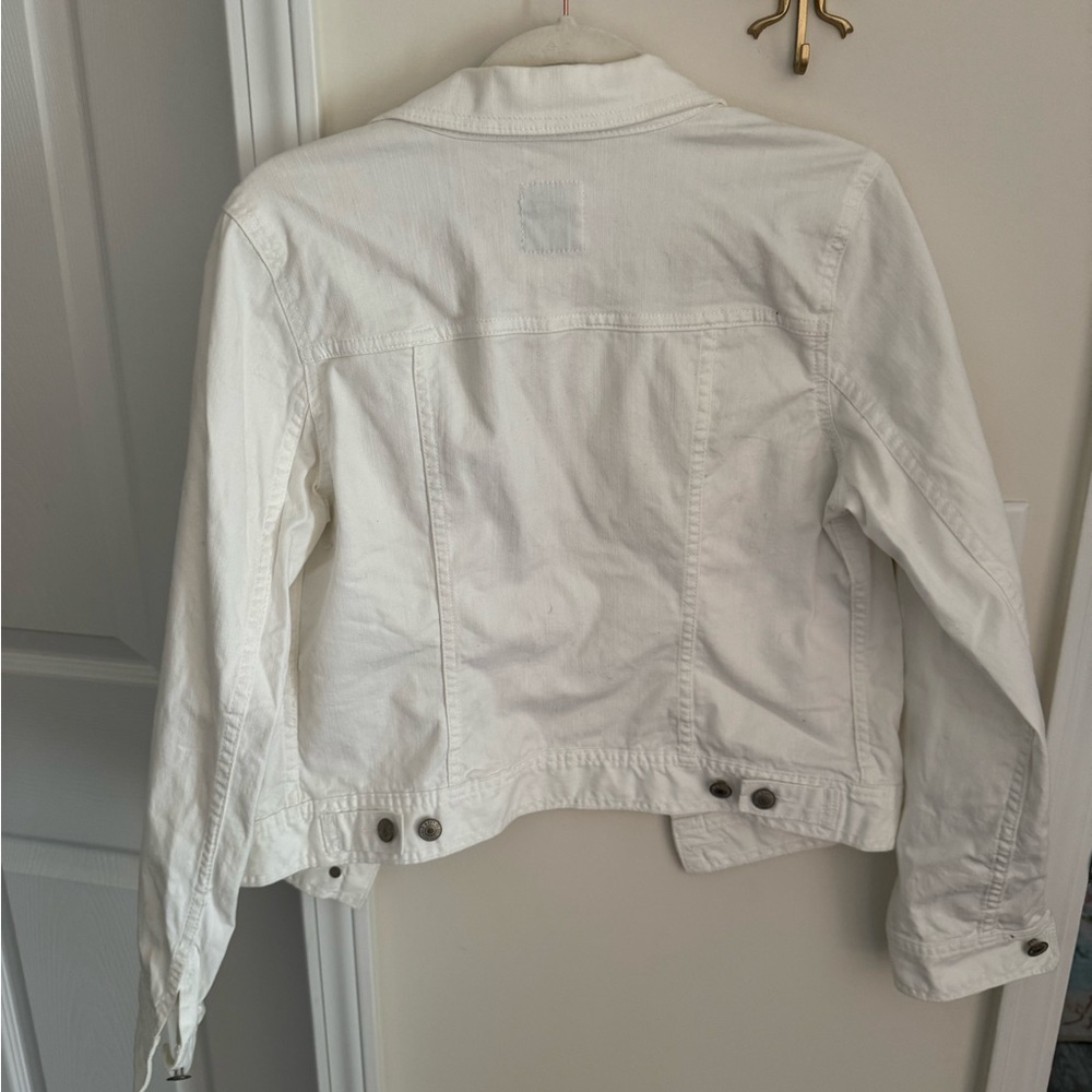 Old Navy white denim jacket - Picture 3 of 3